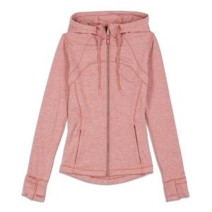 NWOT‼️‼️LULULEMON HOODED DEFINE JACKET *Nulu*- HEATHERED PINK